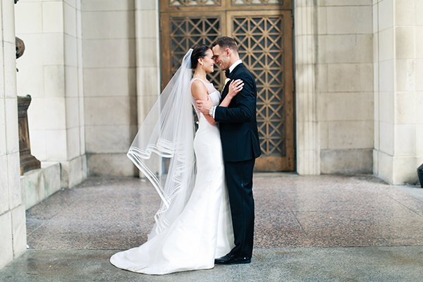 Elegant wedding with calla lilies | Stephanie & William
