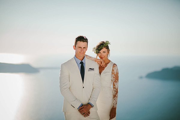 Boho wedding in Santorini | Nicole & Chris