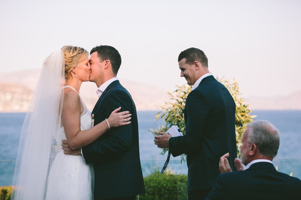 Destination wedding in Greece with olive theme | Leslie & Phillip